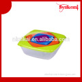 Colorful microwave food container set